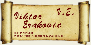 Viktor Eraković vizit kartica